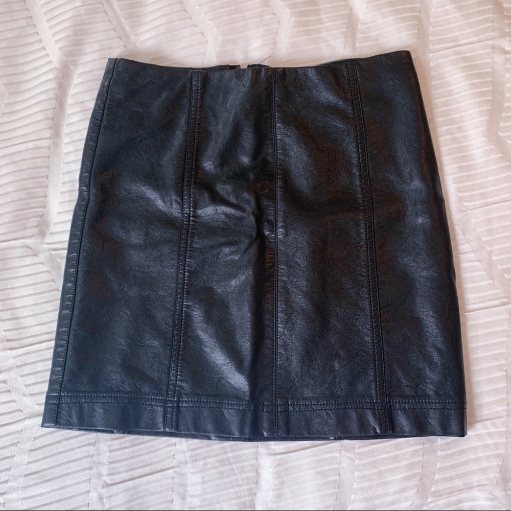Faux Leather skirt